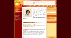 Desktop Screenshot of helen-marie-cucher-sweet.memory-of.com