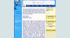 Desktop Screenshot of mark-eagan.memory-of.com