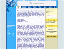 Tablet Screenshot of mark-eagan.memory-of.com