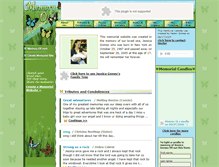 Tablet Screenshot of jessica-gomez.memory-of.com