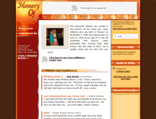 Tablet Screenshot of casey-williams-1986-2006.memory-of.com