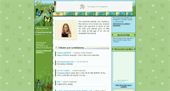 Desktop Screenshot of amandadavis.memory-of.com