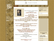 Tablet Screenshot of alfred-cooke.memory-of.com