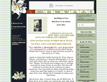 Tablet Screenshot of anthony-simonetti.memory-of.com