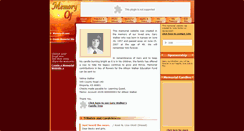 Desktop Screenshot of gary-walker.memory-of.com