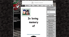 Desktop Screenshot of billylantz.memory-of.com