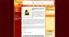 Desktop Screenshot of helenchendi.memory-of.com