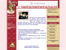 Tablet Screenshot of christina-kammerer.memory-of.com