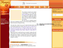 Tablet Screenshot of daniel-fleming.memory-of.com