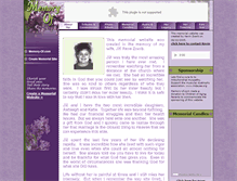 Tablet Screenshot of jill-zoerb.memory-of.com