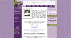 Desktop Screenshot of barbara-thoricht.memory-of.com