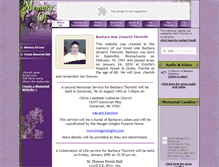 Tablet Screenshot of barbara-thoricht.memory-of.com