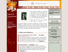 Tablet Screenshot of marc-coletti.memory-of.com