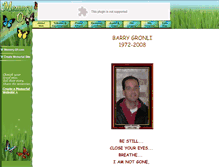 Tablet Screenshot of barry-gronli.memory-of.com