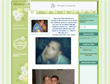 Tablet Screenshot of anthony-gemma.memory-of.com