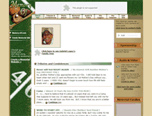 Tablet Screenshot of gabrielalopez.memory-of.com
