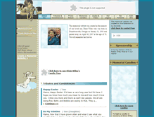 Tablet Screenshot of dixie-poston-wiley.memory-of.com