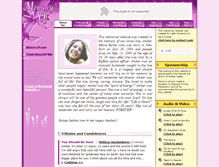 Tablet Screenshot of amber-keller.memory-of.com