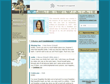 Tablet Screenshot of kristin-rice.memory-of.com