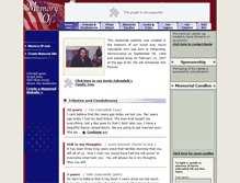 Tablet Screenshot of kevinzahradnik.memory-of.com