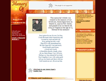 Tablet Screenshot of james-egan.memory-of.com