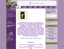 Tablet Screenshot of joanne-enders.memory-of.com