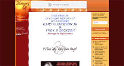 Desktop Screenshot of garyjacksonjr.memory-of.com