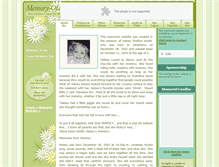 Tablet Screenshot of kelseysmithbriggs.memory-of.com