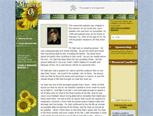 Tablet Screenshot of larry-speake.memory-of.com