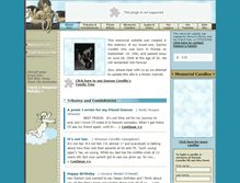 Tablet Screenshot of damon-corellis.memory-of.com