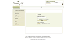 Desktop Screenshot of cherice-brooks.memory-of.com