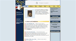 Desktop Screenshot of gerald-sparks.memory-of.com