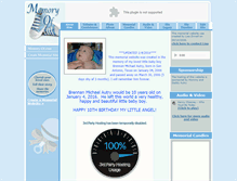 Tablet Screenshot of brennan-autry.memory-of.com