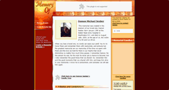 Desktop Screenshot of damon-seeber.memory-of.com