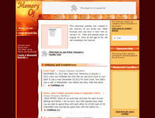 Tablet Screenshot of peter-fiumara.memory-of.com