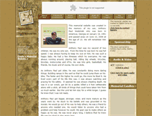 Tablet Screenshot of anthonypaulwodzinski.memory-of.com