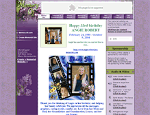 Tablet Screenshot of angie-robert.memory-of.com