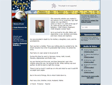 Tablet Screenshot of paul-heltzel.memory-of.com