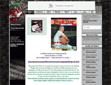 Tablet Screenshot of cody-wingler.memory-of.com