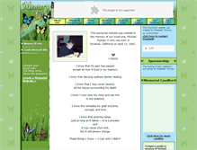 Tablet Screenshot of michael-toomey-jr.memory-of.com