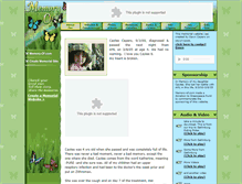 Tablet Screenshot of cayleecepero.memory-of.com