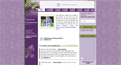 Desktop Screenshot of amysweany.memory-of.com
